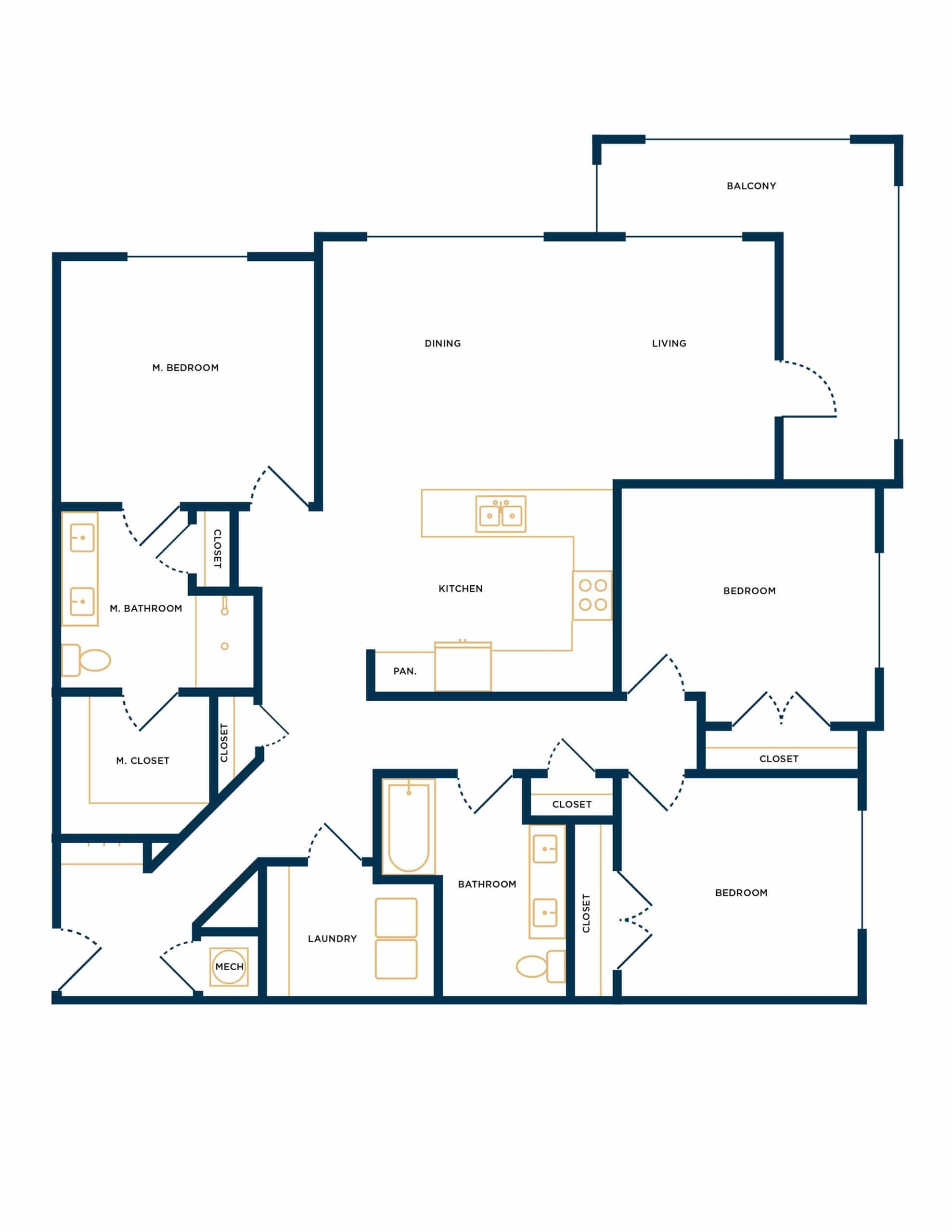 C2-HC Floor Plan Image